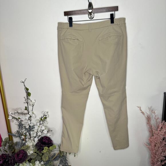 LULULEMON Commission Pant Skinny 32" *Warpstreme Trench Tan Khaki Sz 36 {XX46} - Picture 5 of 8